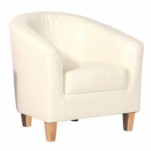 Claridon 1 Seater Sofa PU - Cream