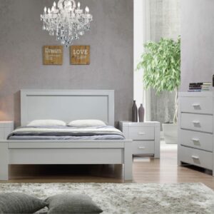 California Double Bed Grey